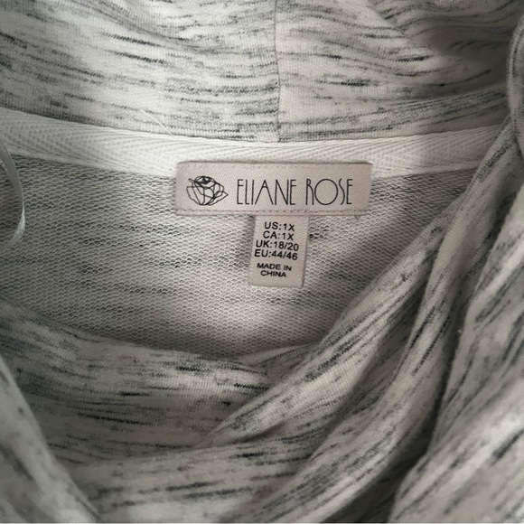 Cowl neck tunic with asymmetrical hem - Picture 3 of 3